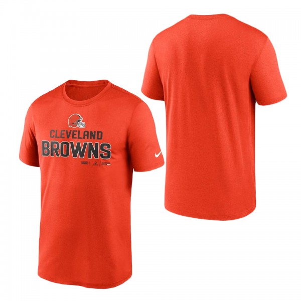 Men's Cleveland Browns Nike Orange Legend Communit...