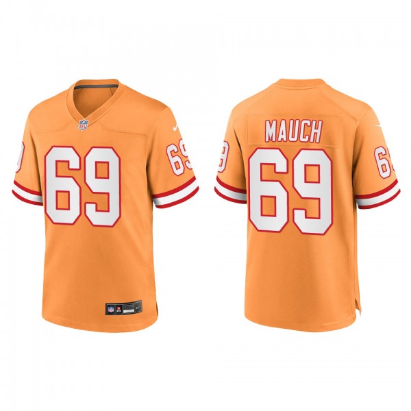 Cody Mauch Tampa Bay Buccaneers Orange Throwback G...