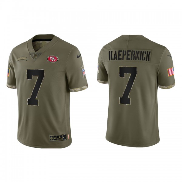 Colin Kaepernick San Francisco 49ers Olive 2022 Sa...