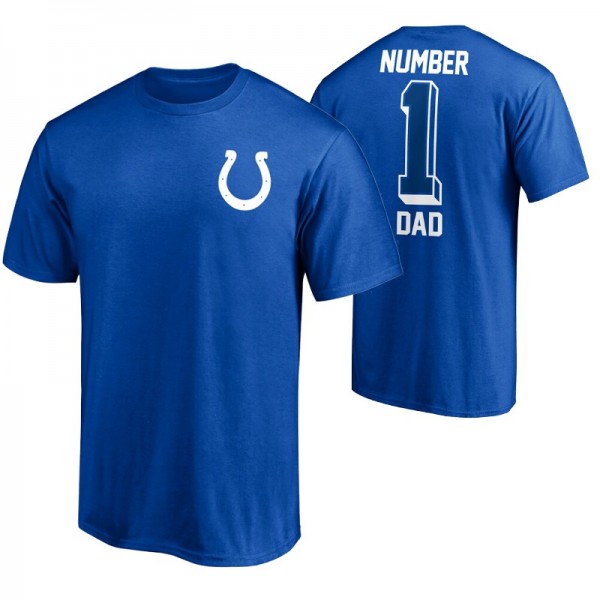 Indianapolis Colts No. 1 Dad 2021 Father's Day Roy...