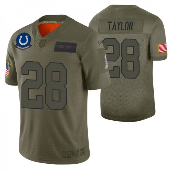 Colts Jonathan Taylor 2019 Salute to Service #28 O...