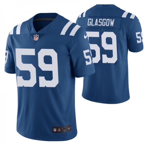 Indianapolis Colts Jordan Glasgow Color Rush Limited Royal Jersey