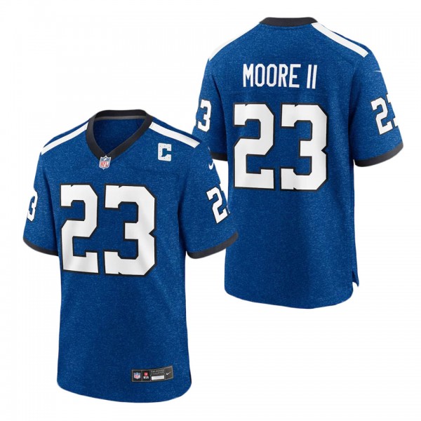 Men's Indianapolis Colts Kenny Moore II Royal Indi...