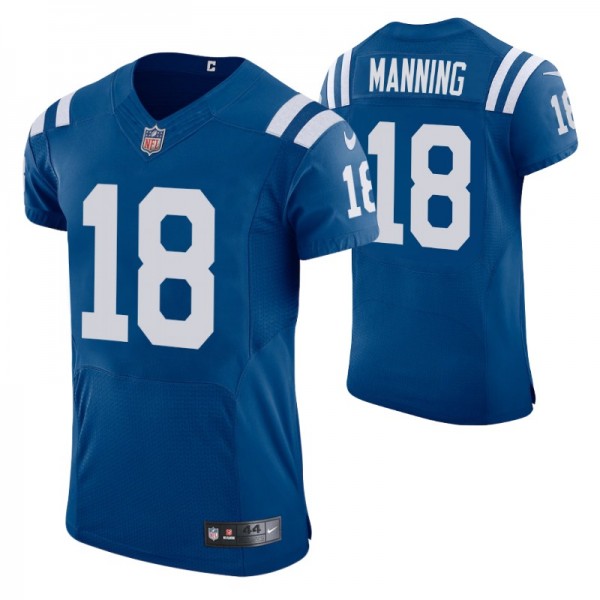 Indianapolis Colts Peyton Manning #18 Royal Vapor ...