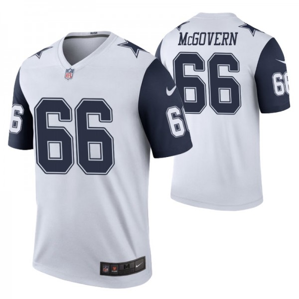 Connor McGovern Dallas Cowboys White 2019 NFL Draf...