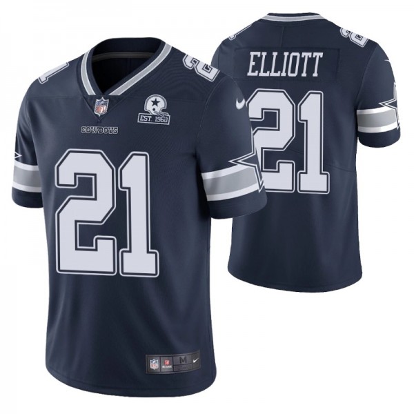 Dallas Cowboys Ezekiel Elliott 60th Anniversary Na...