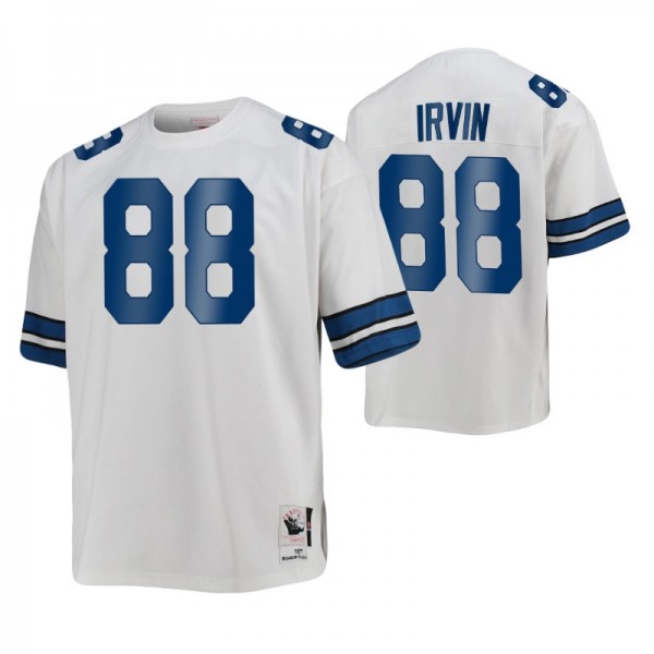 Dallas Cowboys Michael Irvin #88 White Throwback A...