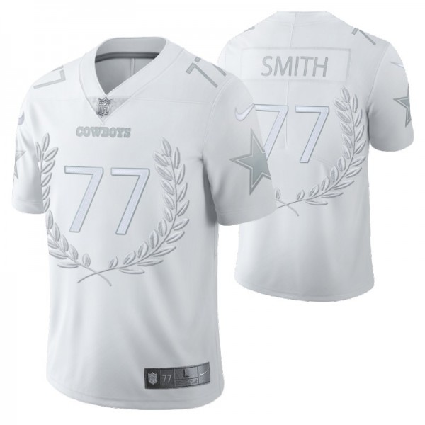 Dallas Cowboys 77 #Tyron Smith limited edition Whi...
