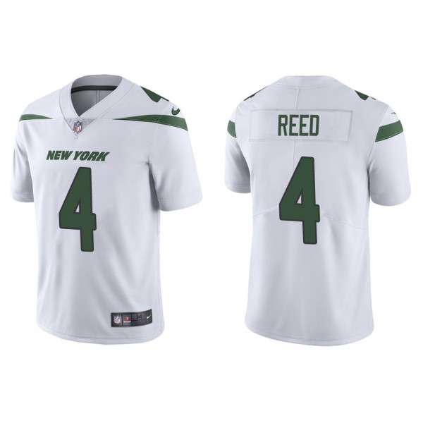 Men's New York Jets D.J. Reed White Vapor Limited ...