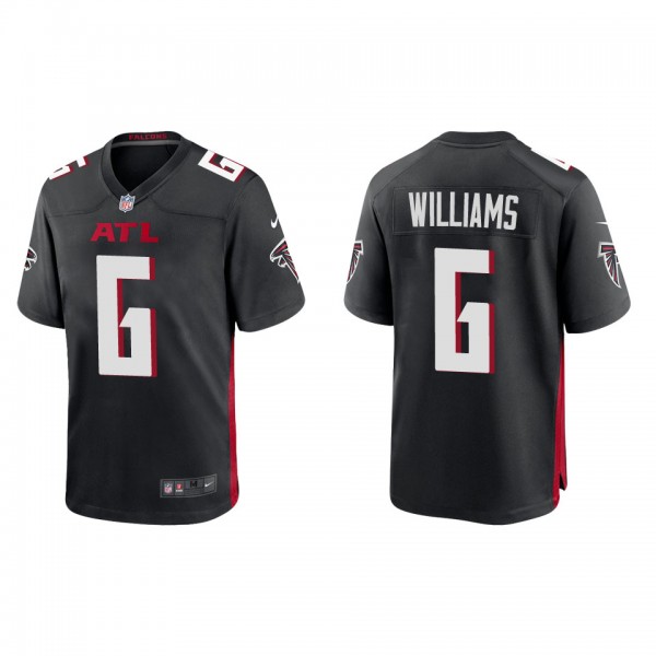 Men's Atlanta Falcons Damien Williams Black Game J...
