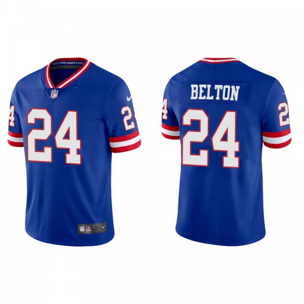 Men's New York Giants Dane Belton Royal Classic Va...