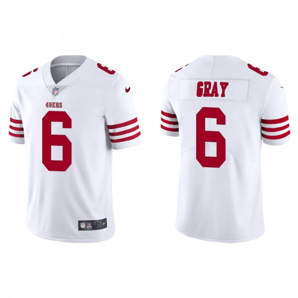 Men's San Francisco 49ers Danny Gray White Vapor Limited Jersey