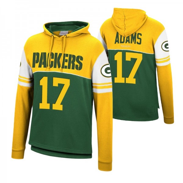 #17 Davante Adams Green Bay Packers Green Gold Hom...