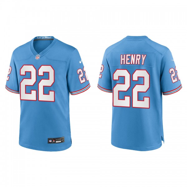 Derrick Henry Youth Tennessee Titans Light Blue Oi...