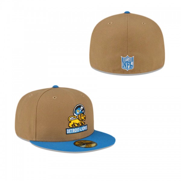 Detroit Lions Throwback 59FIFTY Fitted Hat