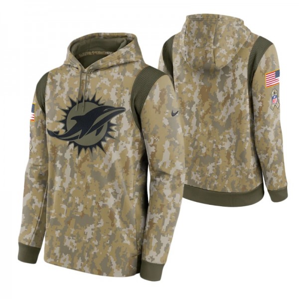 Miami Dolphins Camo 2021 Salute To Service Therma ...