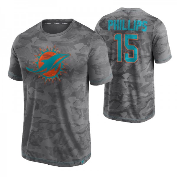 Miami Dolphins Fanatics Branded Gray #15 Jaelan Ph...