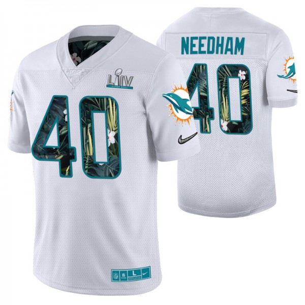 Nik Needham Miami Dolphins Super Bowl LIV Men's Wh...