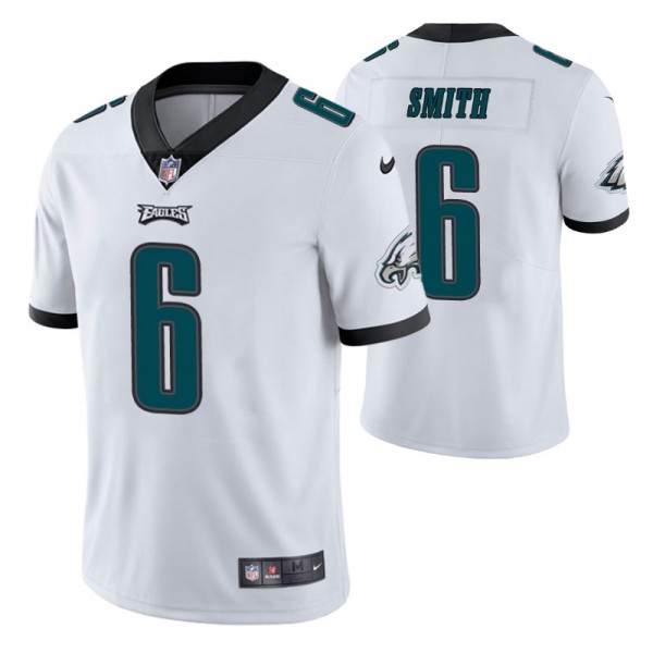 2021 NFL Draft Philadelphia Eagles #6 DeVonta Smith White Vapor Limited Jersey