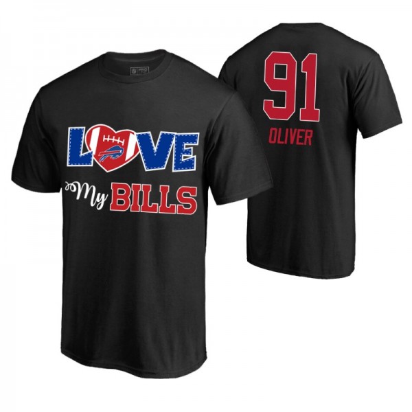 Buffalo Bills Ed Oliver Black My Love T-shirt