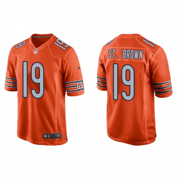 Men's Chicago Bears Equanimeous St. Brown Orange A...