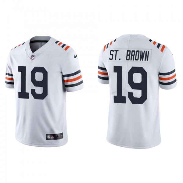 Men's Chicago Bears Equanimeous St. Brown White Cl...