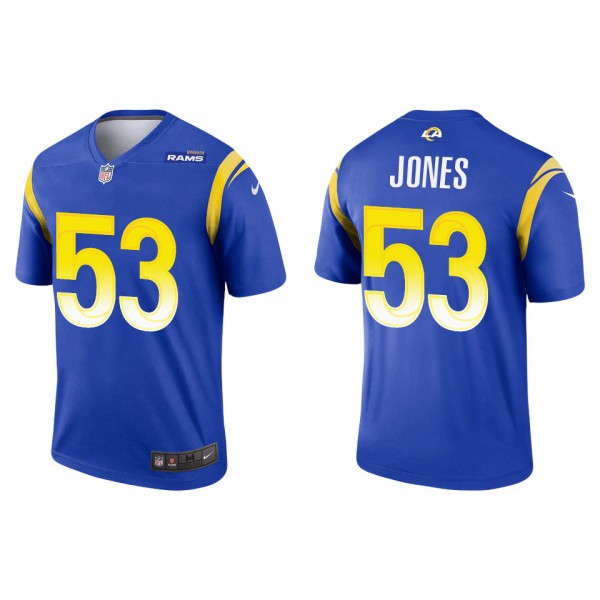 Men's Los Angeles Rams Ernest Jones Royal Legend J...