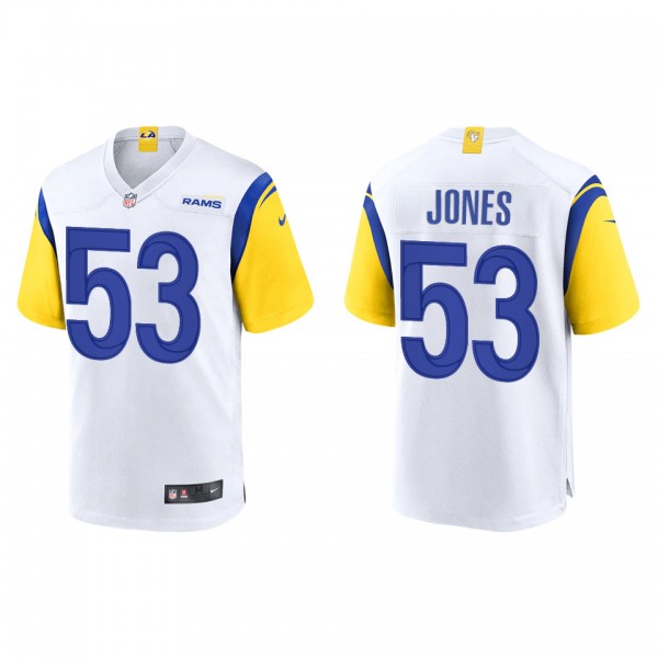 Men's Los Angeles Rams Ernest Jones White Alternat...