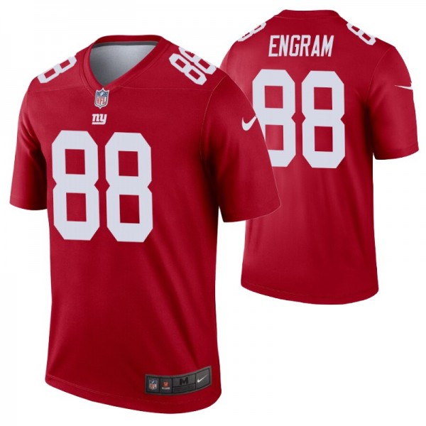 Men's Evan Engram New York Giants Jersey Red Inver...