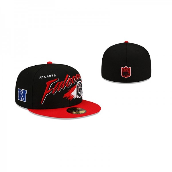 Atlanta Falcons Helmet Black Hat 59FIFTY Fitted