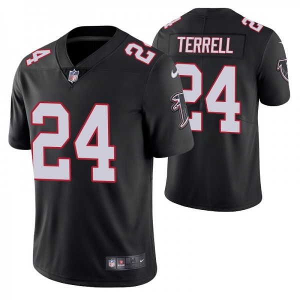 Falcons A.J. Terrell 2020 NFL Draft Black Jersey V...