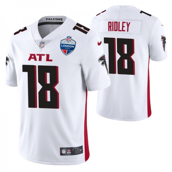 Atlanta Falcons #18 Calvin Ridley White 2021 NFL L...