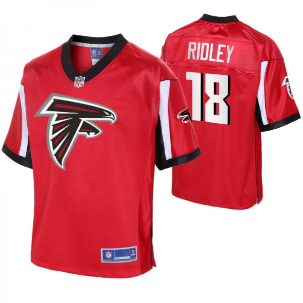 Men's Atlanta Falcons Calvin Ridley Icon Red Jerse...