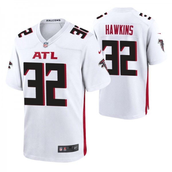 Atlanta Falcons Jaylinn Hawkins Game #32 White 202...