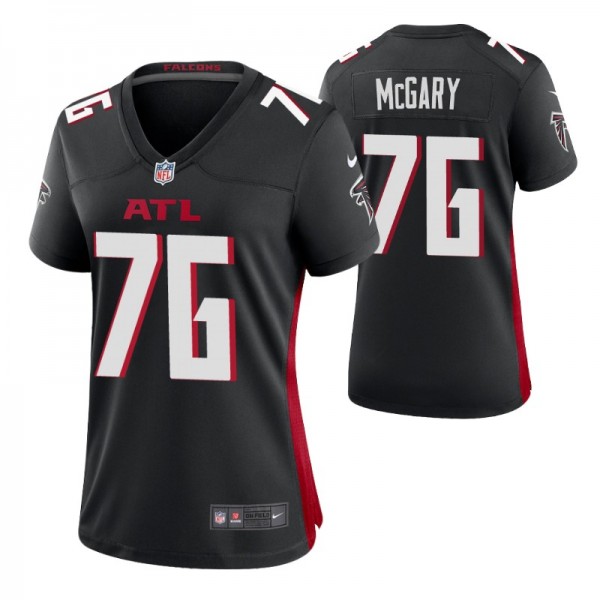 Kaleb McGary Atlanta Falcons Black Game Jersey - W...