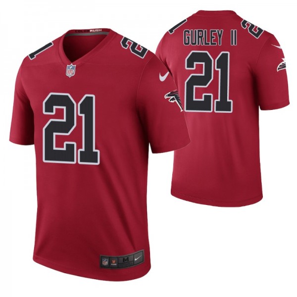 Todd Gurley Atlanta Falcons Red Color Rush Legend Jersey