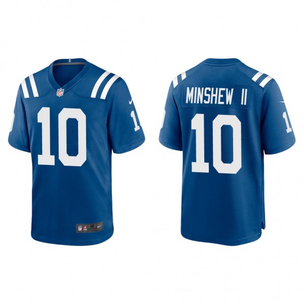 Men's Gardner Minshew II Indianapolis Colts Royal ...