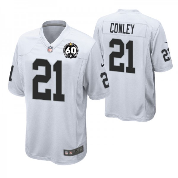 #21 Gareon Conley Oakland Raiders Jersey 60th Anni...