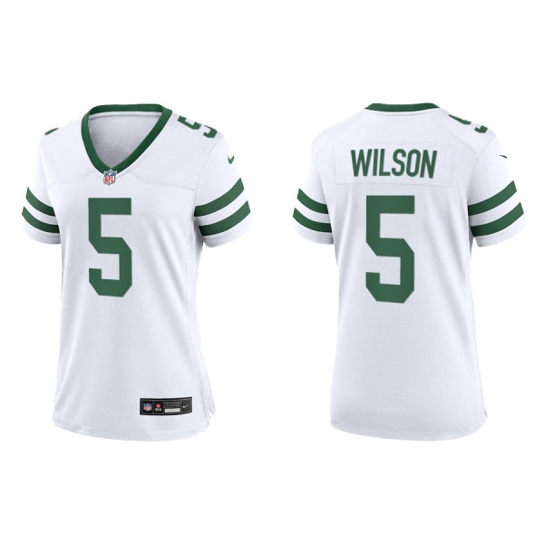 Women's New York Jets Garrett Wilson White Legacy ...