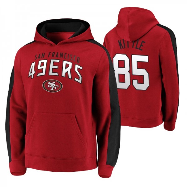 San Francisco 49ers George Kittle Red Game Time Ar...