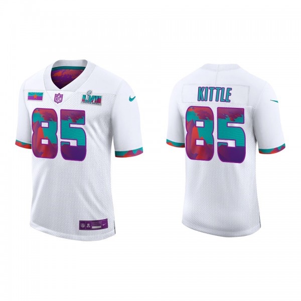 George Kittle Super Bowl LVII Nike White Limited J...