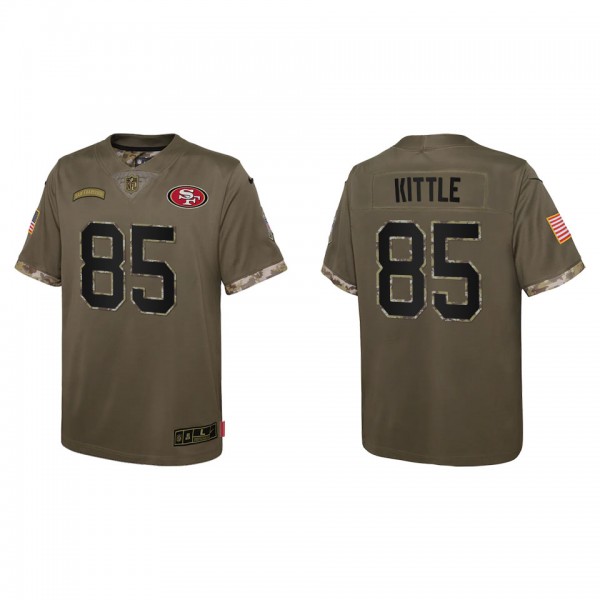 George Kittle Youth San Francisco 49ers Olive 2022...