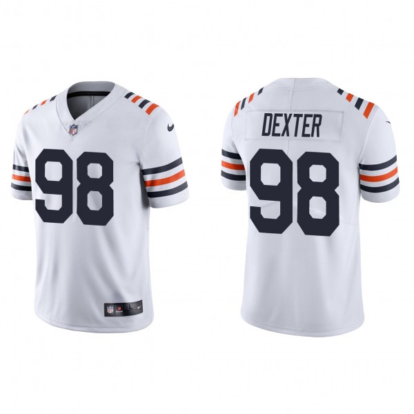 Men's Chicago Bears Gervon Dexter White 2023 NFL D...