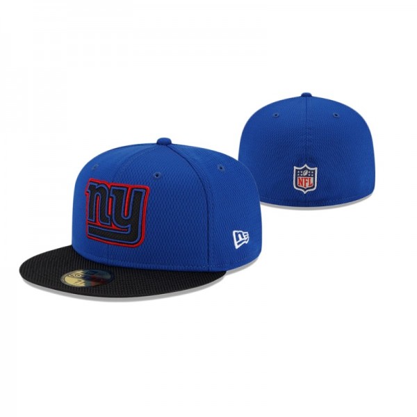 New York Giants Road 59FIFTY Fitted 2021 NFL Sidel...