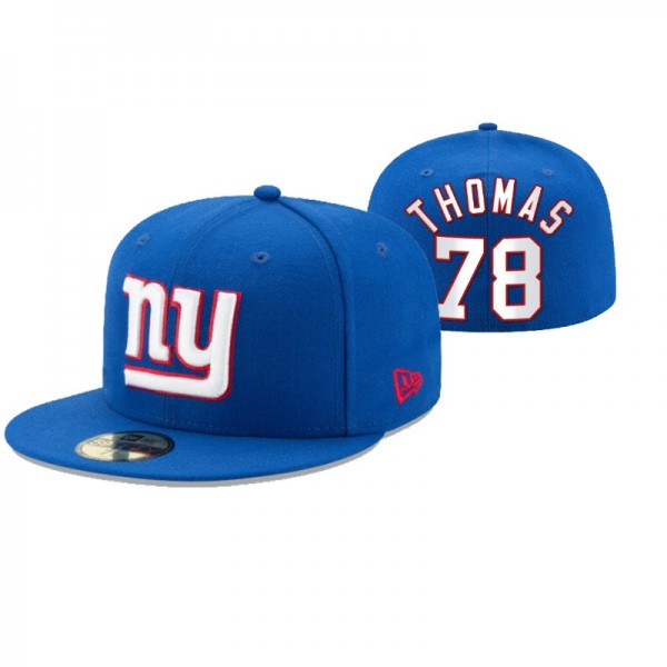 New York Giants New Era Andrew Thomas #78 Royal Om...
