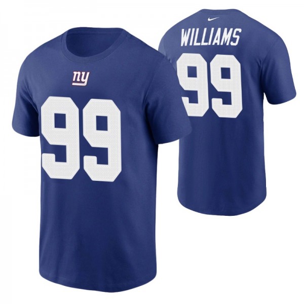 Men's New York Giants Leonard Williams #99 Royal T...