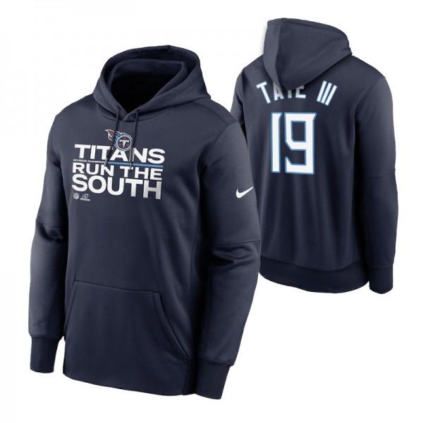 #19 Golden Tate III Tennessee Titans Navy 2021 AFC...