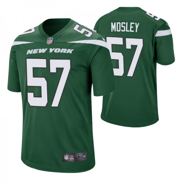 Men's New York Jets #57 C.J. Mosley Nike Green Pla...