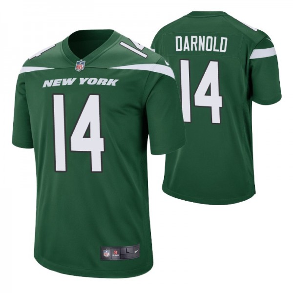 Men's New York Jets #14 Sam Darnold Nike Green Pla...
