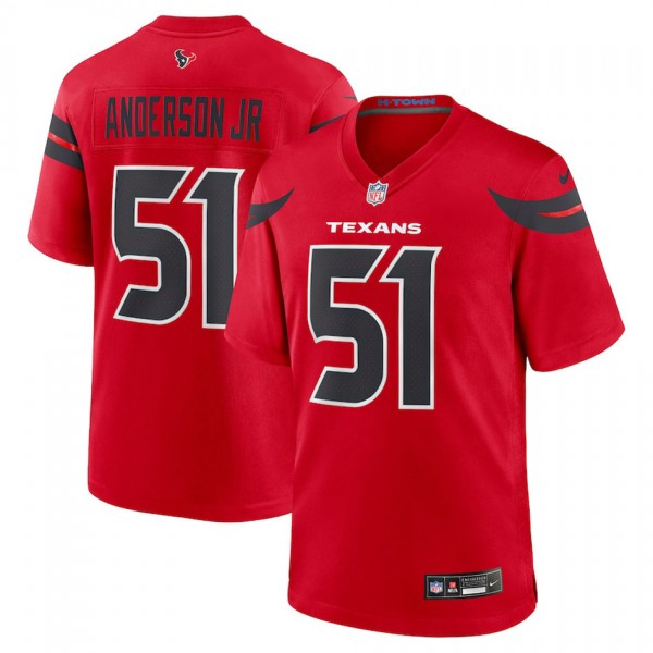 Men's Houston Texans Will Anderson Jr. Red Alterna...